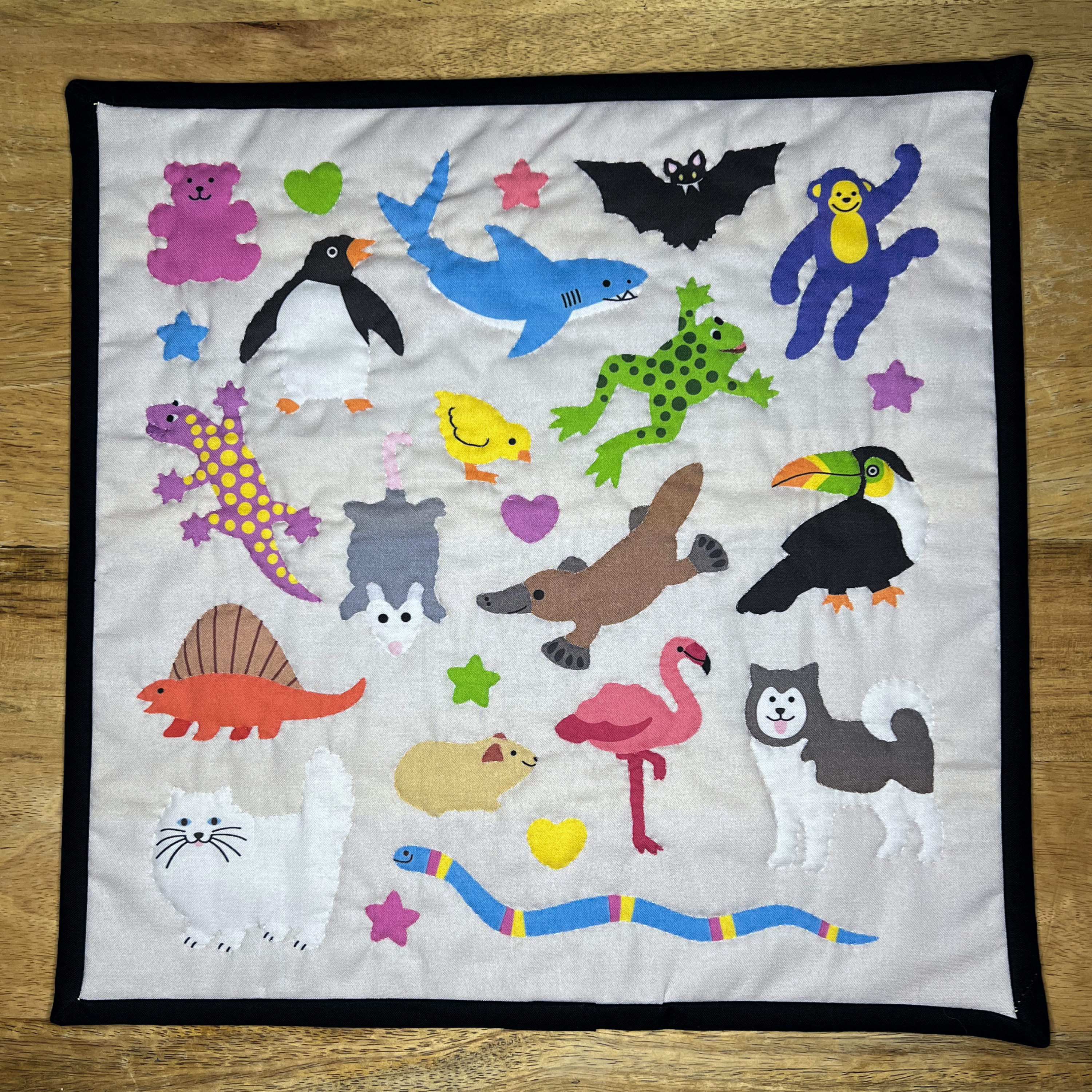 Sandy lion mini quilt pattern