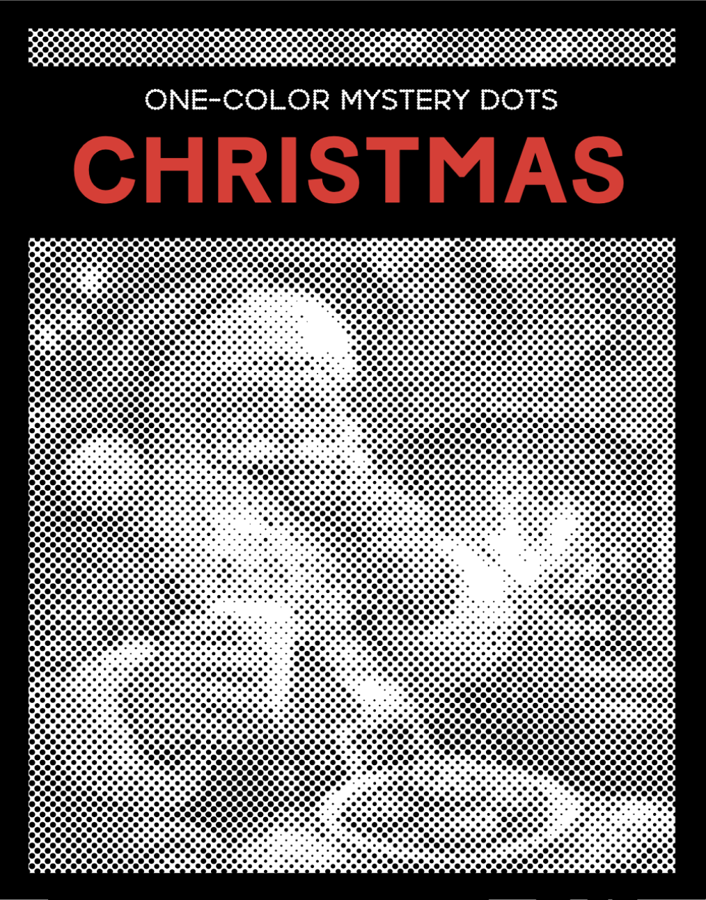 One Color Mystery Dots: Christmas