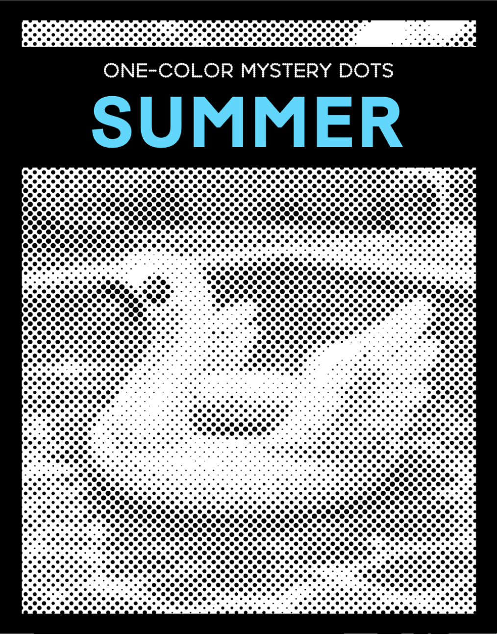 One Color Mystery Dots: Summer