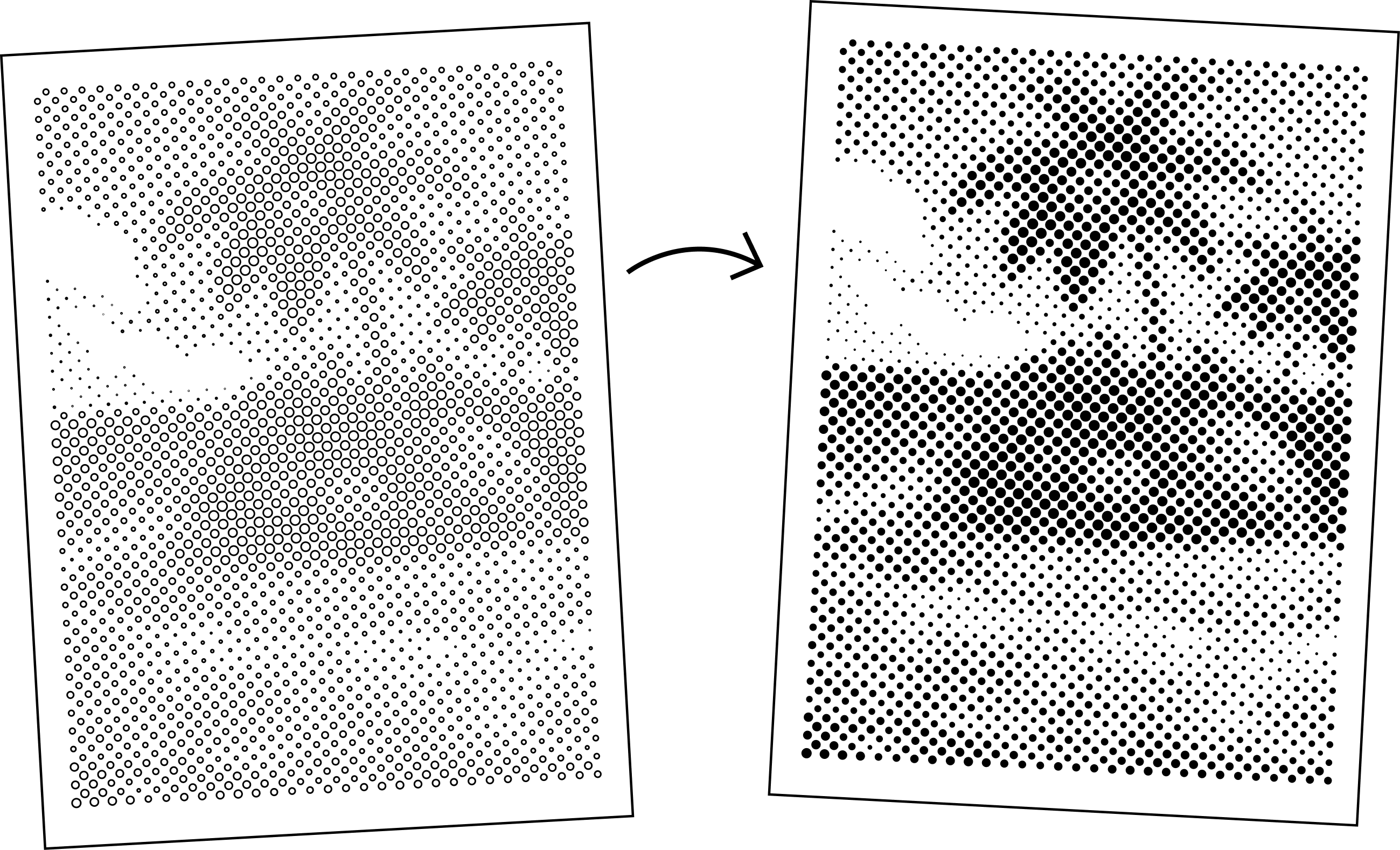 How mystery dots work: fill in the dots to reveal the image