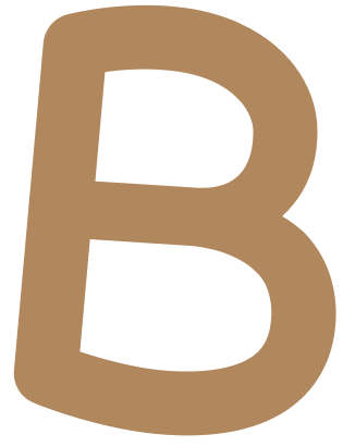 National Park Sign font letter B