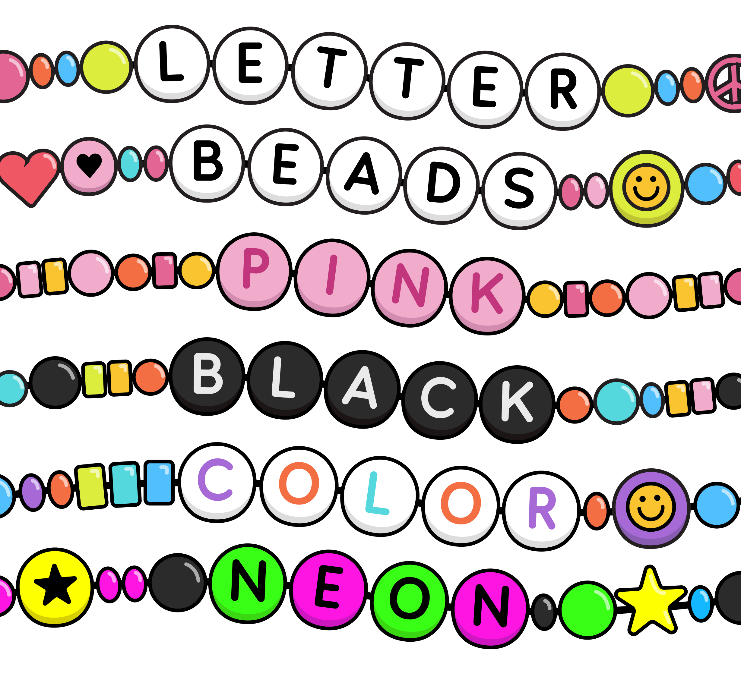 Letter Beads