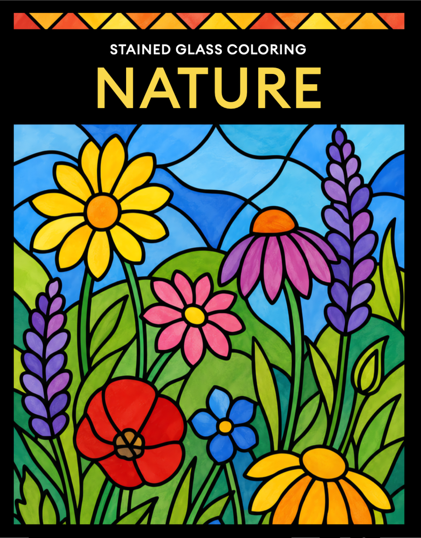 Stained Glass Coloring: Nature