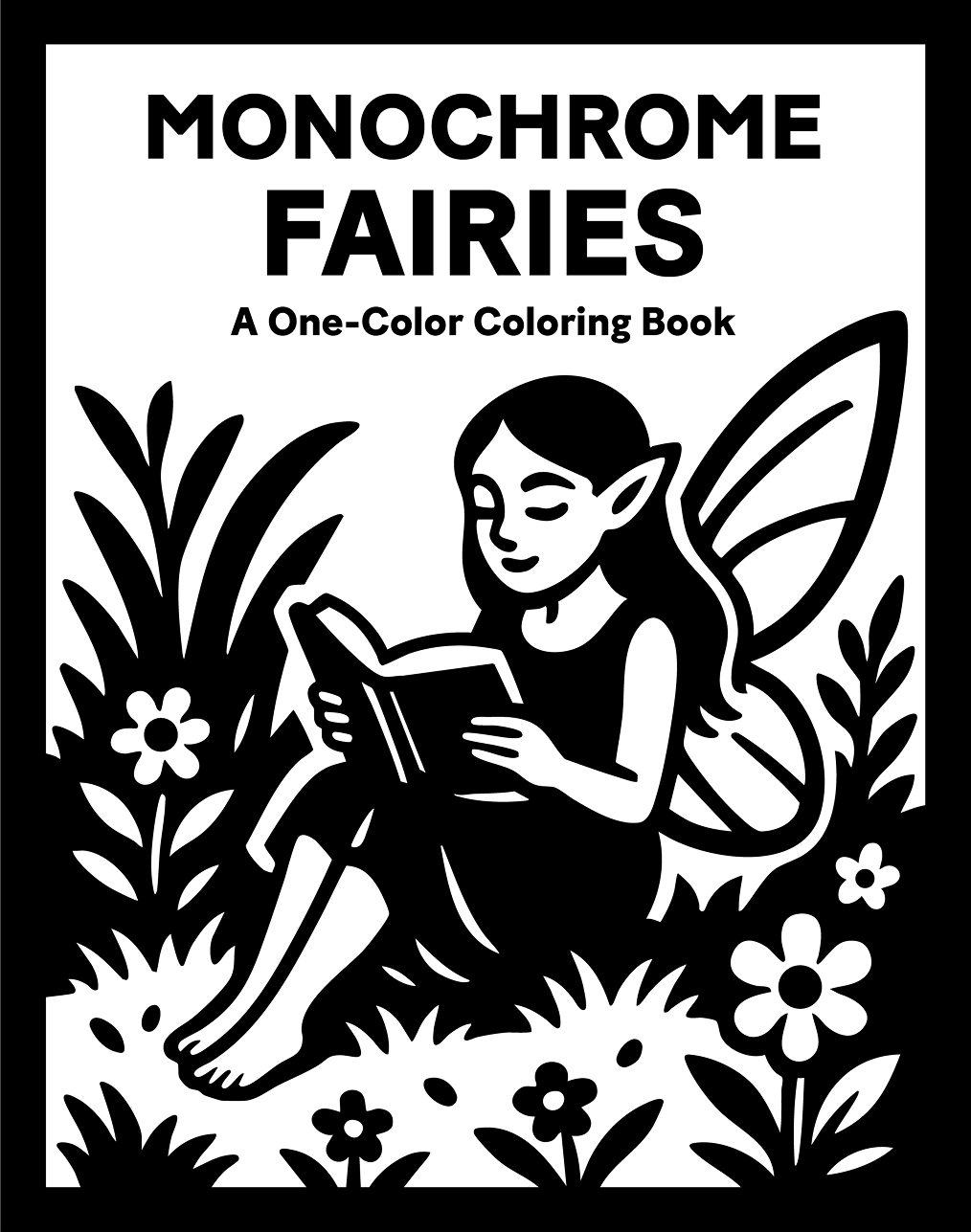 Monochrome Coloring: Fairies
